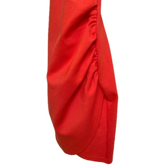 Superdown Skye Mini Dress Orange Ruched Bodycon XS - Picture 7 of 9